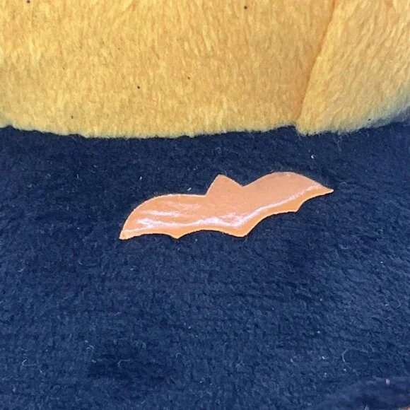 Hello Kitty Halloween Bat By TY Beanie Babies Orange & Black 6" Plush Toy NWT - Picture 10 of 12